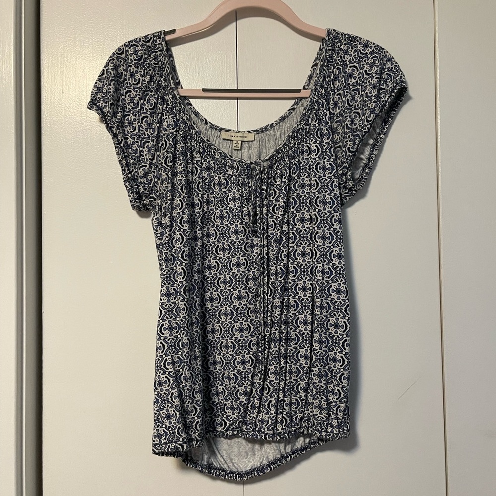 Blue Max Studio Blouse size small
